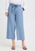 B. Young Kosmo Cropped with Belt Trousers, Light Blue image