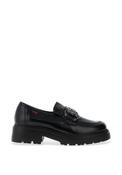 CallagHan Patent Chunky Loafers, Black image