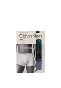 Calvin Klein 3 Pack Icon Cotton Stretch Relaxed Fit Trunks, Teal Multi image