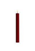 Deluxe Homeart LED Real Flame Dinner Candle Pair, Bordeaux image
