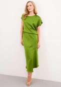 Caroline Kilkenny Ruth Asymmetric Dress, Green image