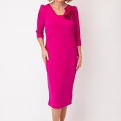 Cassandra Flower Detail Occasion Dress, Pink