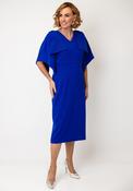 Cassandra Melody Bow Shoulder Pencil Dress, Blue image