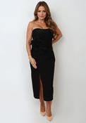 Casting Bandeau Corsage Pencil Midi Dress, Black image