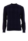 Castle of Ireland Embellished Diamond Knit Jumper, Navy image