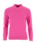 Castle of Ireland Embellished V Neck Jumper, Pink image