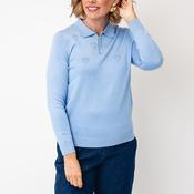 Castle Of Ireland Knitted Button Up Cardigan, Blue