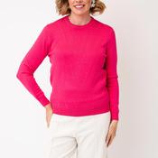 Castle Of Ireland Knitted With Rhinestone Detail Jumper, Pink