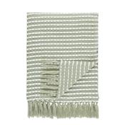 Catherine Lansfield Stab Stitch Throw, Green