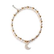 ChloBo McElhinney’s Exclusive 2024 Moon Charm Bracelet, Gold &amp; Silver image