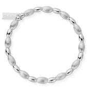 ChloBo Double Rice Bracelet, Silver