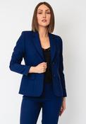 Christina Felix Single Breasted Tailored Blazer, Blue image