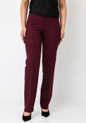 Christina Felix Tailored Straight Leg Trouser, Wine image