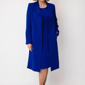 Christina Felix Button Closure Blazer, Royal Blue