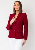 Christina Felix Wool Blend Blazer, Red image