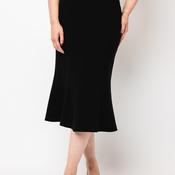 Christina Felix Flare Trim Pencil Skirt, Black image