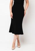 Christina Felix Flare Trim Pencil Skirt, Black image