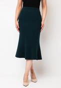 Christina Felix Flare Trim Pencil Skirt, Green image