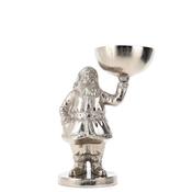 Kris Kringle Serving Bowl Ornament, Silver