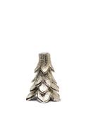 Kaemingk Leaf Detail Candle Holder, Aluminium image