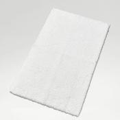 Christy 50x80cm Deep Pile Bath Rug, White image