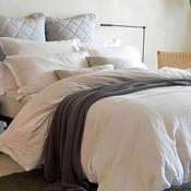 Christy Organic Retreat Duvet Set, White