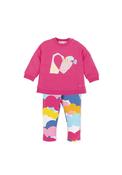 Agatha Ruiz De La Prada Sweater and Legging Set, Pink Multi image