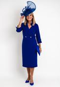Claudia C Victoria Pencil Midi Dress, Royal Blue image