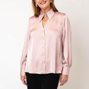 Coco Doll Espa Keyhole Blouse, Blush Pink