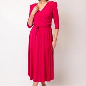 Coco Doll Marguerite A Line Flow Midi Dress, Pink image
