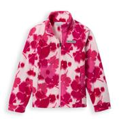 Columbia Kids Benton Springs Full Zip Print Fleece, Pink