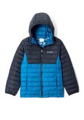 Columbia Boys Powder Lite II Hooded Jacket, Blue image