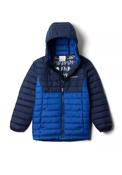 Columbia Boys Powder Lite II Hooded Jacket, Mountain Blue image