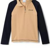 Columbia Kids Glacial Quarter Zip Fleece, Tan