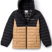 Columbia Boys Powder Lite II Hooded Jacket, Black
