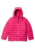 Columbia Kids Powder Pass Insulated Hooded Coat, Pink image