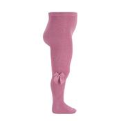 Condor Mini Girl Satin Bow Tights, Pink image