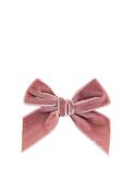 Condor Girl Velvet Alligator Clip, Pale Pink image