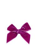Condor Girl Velvet Alligator Clip, Petunia image