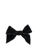 Condor Girl Velvet Alligator Clip, Black image