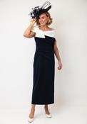 Couture Club Pearl Shoulder Pencil Dress, Navy image