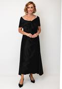 Couture Club Peal Neck Cape Detail Dress, Black image
