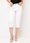CRO Jeans Vera Capri Jeans, White image