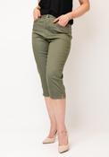 CRO Jeans Vera Capri Jeans, Green image