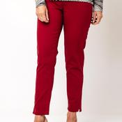 CRO Jeans Suzanne 7/8 Length Slim Leg Jeans, Dark Red