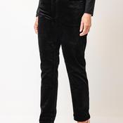 CRO Cero Suzanne Cord Slim Leg Trousers, Black