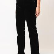 CRO Cero Emma Cord Straight Leg Trousers, Black