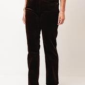 CRO Cero Emma Cord Straight Leg Trousers, Brown