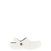 Crocs Kids Classic Lined Clog, White