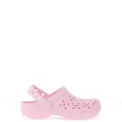 Crocs Girls Floral Cut Out Clogs, Pink image